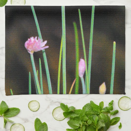 Drijvende chips theedoek (Gevouwen)