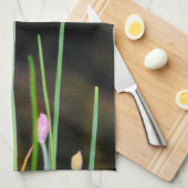 Drijvende chips theedoek (Quarter Fold)