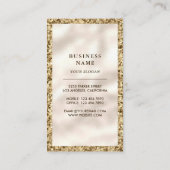 Drijvende chocolade Blauwbessenbakkerij Visitekaartje (Achterkant)