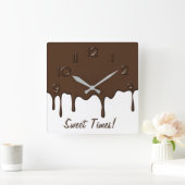 Drijvende chocolade - wandklok (Huis)