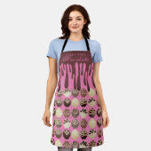 Drijvende chocoladetruffels snoepjes op maat schort (Gedragen)