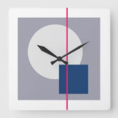 Drijvende Cirkel 4 Vierkante Klok (Voorkant)