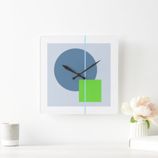 Drijvende Cirkel 4 Vierkante Klok (Huis)