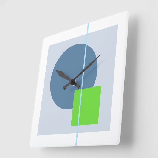 Drijvende Cirkel 4 Vierkante Klok (Hoek)