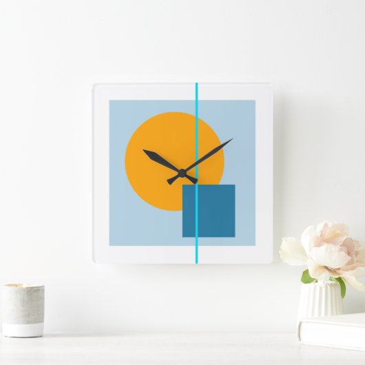 Drijvende Cirkel 4 Vierkante Klok (Huis)