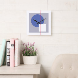 Drijvende Cirkel 4 Vierkante Klok