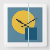 Drijvende Cirkel 4 Wandklok (Voorkant)