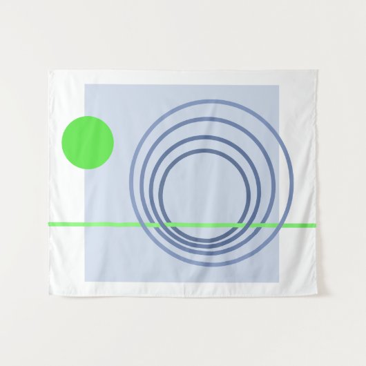 Drijvende Cirkel 5 Wandkleed (Voorkant (horizontaal))