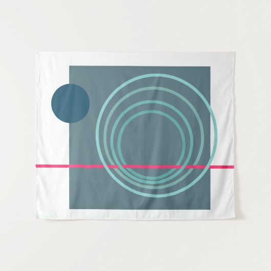 Drijvende Cirkel 5 Wandkleed (Voorkant (horizontaal))