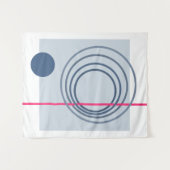 Drijvende Cirkel 5 Wandkleed (Voorkant (horizontaal))