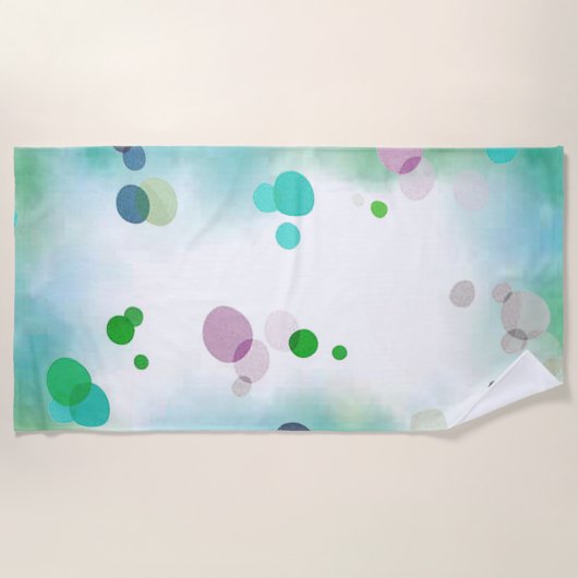 Drijvende Cirkelhanddoek Strandlaken (Voorkant)