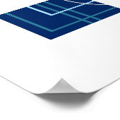 Drijvende cirkels 11 Abstract ontwerp Poster (Hoek)