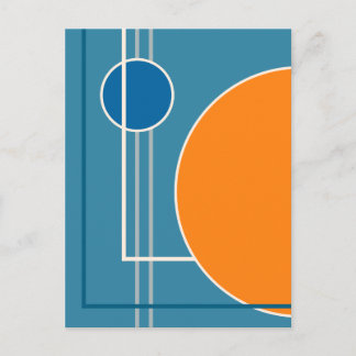 Drijvende Cirkels 11 Abstracte Ontwerp Ansichtkaar Briefkaart
