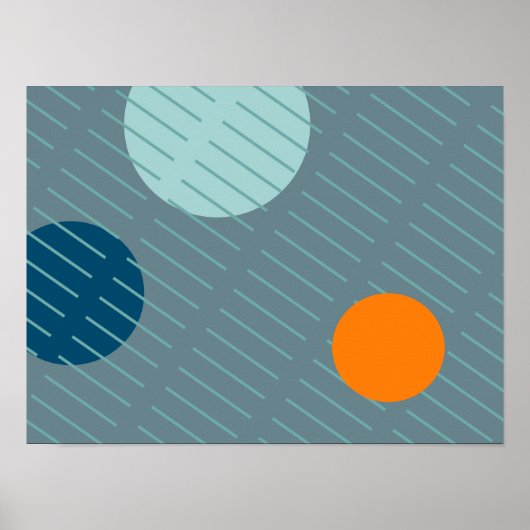 Drijvende Cirkels 1 Poster (Voorkant)