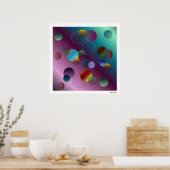 Drijvende cirkels poster (Keuken)