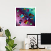 Drijvende cirkels poster (Thuiskantoor)