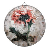 Drijvende Dahlia Dreamy Dart Board Dartbord (Voorkant)