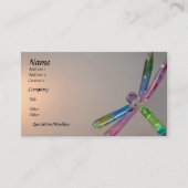 Drijvende dragonfly-Visitekaartje Visitekaartje (Voorkant)