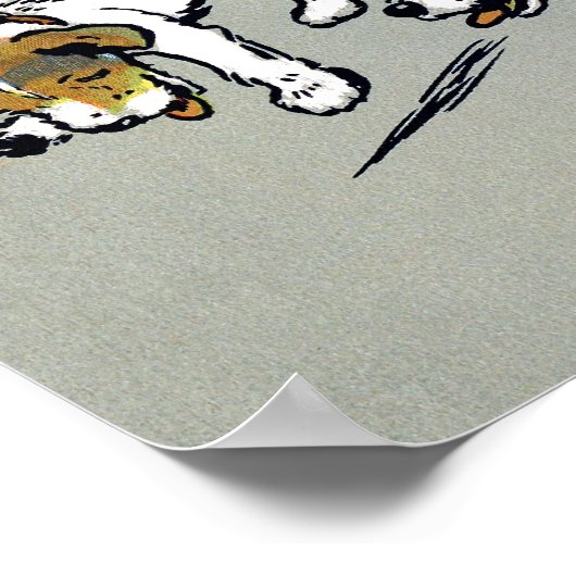 Drijvende eenden poster (Hoek)