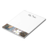 Drijvende frangipani notitieblok (Linkerzijde)