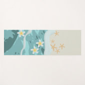 Drijvende Frangipanis op Beach Wave Meet Starfishe Yogamat (Voorkant (horizontaal))