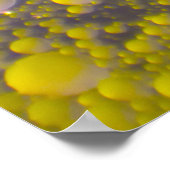 Drijvende frisdrankbellen Kleurrijke achtergrond A Poster (Hoek)