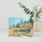 Drijvende fruittuin van Vincent van Gogh Briefkaart (Staand voorkant)