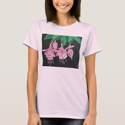 Drijvende Fuchsia T-shirt (Voorkant)