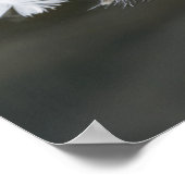 Drijvende ganzen veren poster (Hoek)