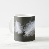 Drijvende ganzenveren Koffie Mok (Voorkant links)