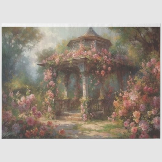 Drijvende Gazebo Tissuepapier (Voorkant)
