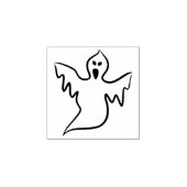 Drijvende geest 2 illustratie, kunststempel rubberstempel (Afrduk)