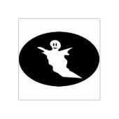 Drijvende geest 2-silhouette kunstzegel rubberstempel (Afrduk)