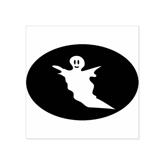 Drijvende geest 2-silhouette kunstzegel rubberstempel (Afrduk)