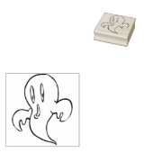 Drijvende geest 4 kunststempel voor illustratie rubberstempel (Gestempeld)