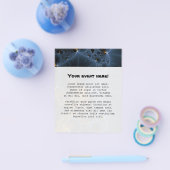 Drijvende gelei - fractale kunst flyer (Enkel)