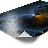 Drijvende gelei - fractale kunst foto afdruk (Hoek)