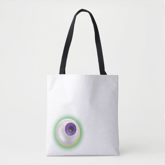 Drijvende glanzende Eyeball Eye Halloween Bag Tote Bag (Voorkant)