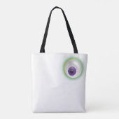 Drijvende glanzende Eyeball Eye Halloween Bag Tote Bag (Achterkant)