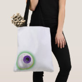 Drijvende glanzende Eyeball Eye Halloween Bag Tote Bag (Dichtbij)