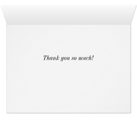 Drijvende Goose Feathers Hartelijk dank (Binnen Horizontaal (Onder))