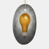 Drijvende gouden lamp keramisch ornament (Rechts)