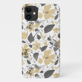 Drijvende gouden sinaasappelpatronen Case-Mate iPhone case