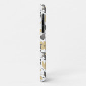 Drijvende gouden sinaasappelpatronen Case-Mate iPhone case (Achterkant/links)