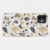 Drijvende gouden sinaasappelpatronen Case-Mate iPhone case (Achterkant (horizontaal))