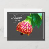 Drijvende grijze achtergrond - Dank u wel Briefkaart (Voorkant / Achterkant)