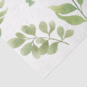 Drijvende groene botanische weefsels tissuepapier (Detail)