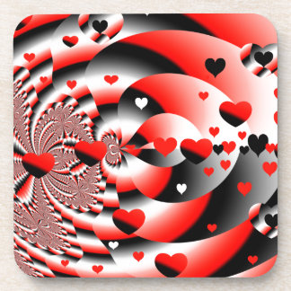 drijvende harten bier onderzetter