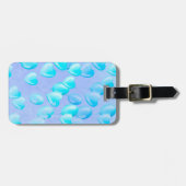 Drijvende Harten & Dromen - Blauwe Ballonnen Bagagelabel (Voorkant horizontaal)