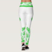 Drijvende harten in groen leggings (Achterkant)